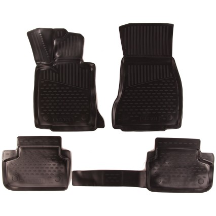 Tappetini in gomma 3D BMW Serie 5, 2016->, berlina, Europa