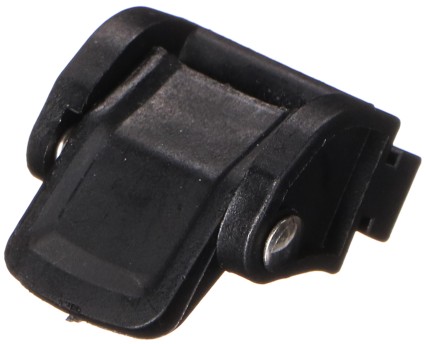 Fibbia in plastica per cinturino di fissaggio del portabici BIKE 2 / 3 / 4, nera - pezzo di ricambio