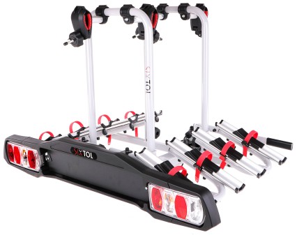 Portabici per gancio di traino BIKE 4 - 4 biciclette