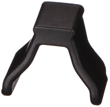 Tappo in plastica per la slitta del portabici E-BIKE 2, nero - pezzo di ricambio