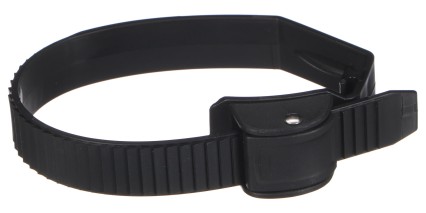 Cintura a sgancio rapido per portabiciclette da gancio traino, lunghezza 38 cm, nera - ricambio