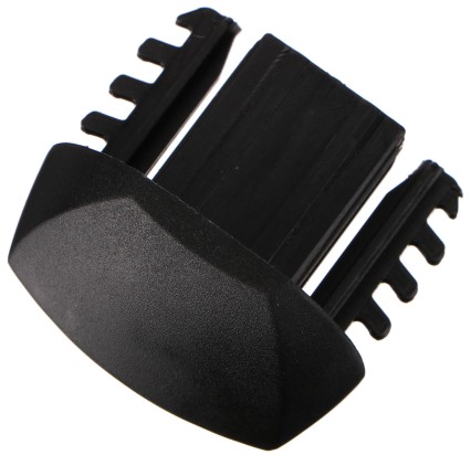 Terminale in plastica per barra trasversale ROOF RACK IN / FIX, nero - ricambio