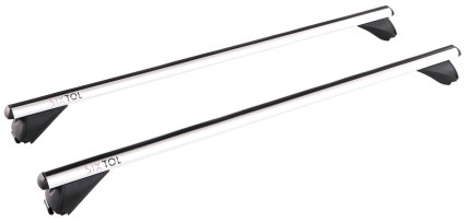 Barra trasversale in alluminio con serratura PORTAPACCHI IN 1, 120 cm, capacità di carico 90 kg