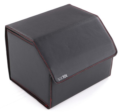 Organizer per il bagagliaio dell'auto CAR COMPACT LEATHER M, 1 scomparto, pieghevole, con coperchio