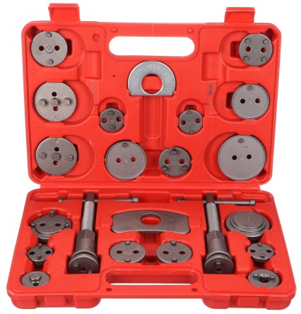 Pressa per pistoni freno MECHANIC BRAKE SET 22, set da 22 pezzi.