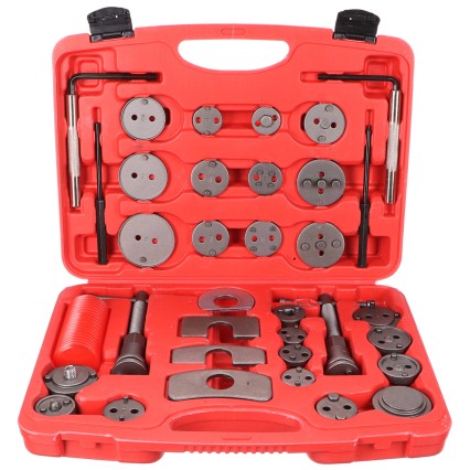 Pressa per pistoni freno MECHANIC BRAKE SET 35, set da 35 pezzi.