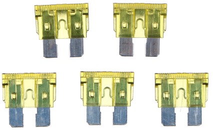 Set di fusibili automobilistici a lama MECHANIC FUSE SET 20A, 100 pz