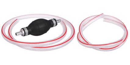 Pompa manuale/pompa di trasferimento carburante SET POMPA MANUALE MECCANICA 8, 8 mm + 2 tubi da 1 m
