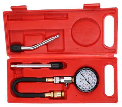 Set per il test di compressione dei motori a benzina MECHANIC ENGINE TESTER 4, 0-20 bar, 4 pz