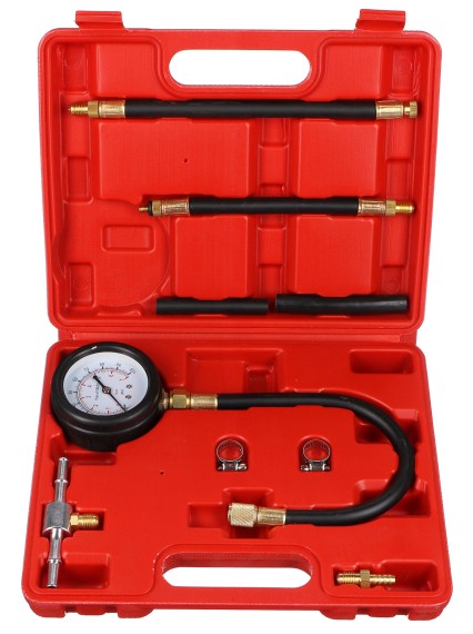 Set per il test della pressione dei motori a benzina MECHANIC ENGINE TESTER 10, 0-7bar, 10pz