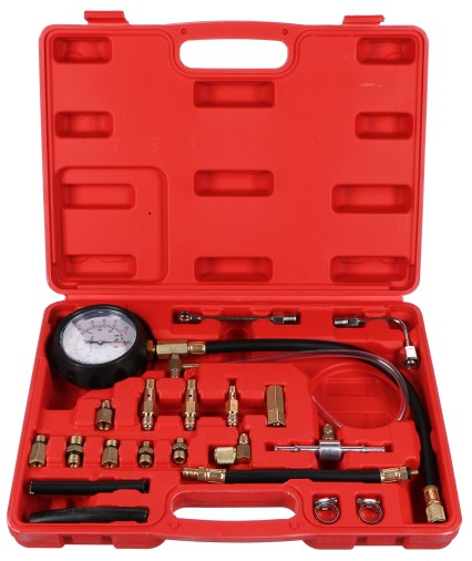 Set per il test della pressione dei motori a benzina MECHANIC ENGINE TESTER 20, 0-10bar, 20 pz