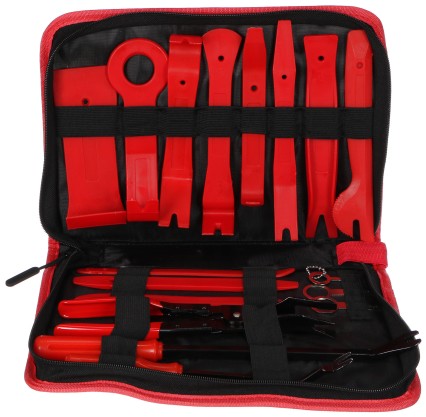 Set multifunzionale per lo smontaggio di rivestimenti e interni MECHANIC TRIM SET 19, 19 pezzi