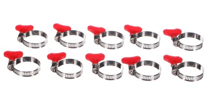 Morsetto per tubo con farfalla MECHANIC CONNECT 18-32mm, 10 pezzi