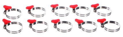 Fascetta stringitubo con farfalla MECHANIC CONNECT 32-44mm, 10 pezzi