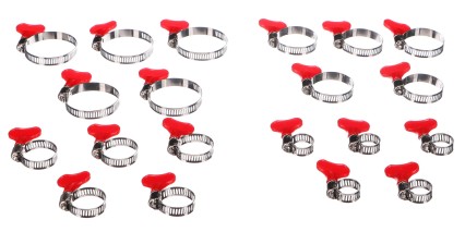 Fascette stringitubo con farfalla MECHANIC CONNECT SET 20, 10-44mm, 20 pezzi