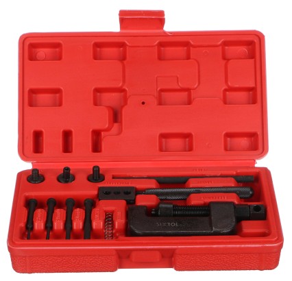 Rivettatrice per catene motociclistiche e catene di distribuzione MECHANIC CHAIN 13, 13 pezzi