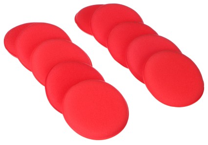 Set di pad lucidanti per cera auto CAR DETAILING WAX PAD 10, 10 pezzi