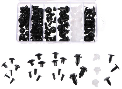 Set di fermagli, clip e perni per rivestimenti per veicoli MECHNIC TRIM CLIP SET 100