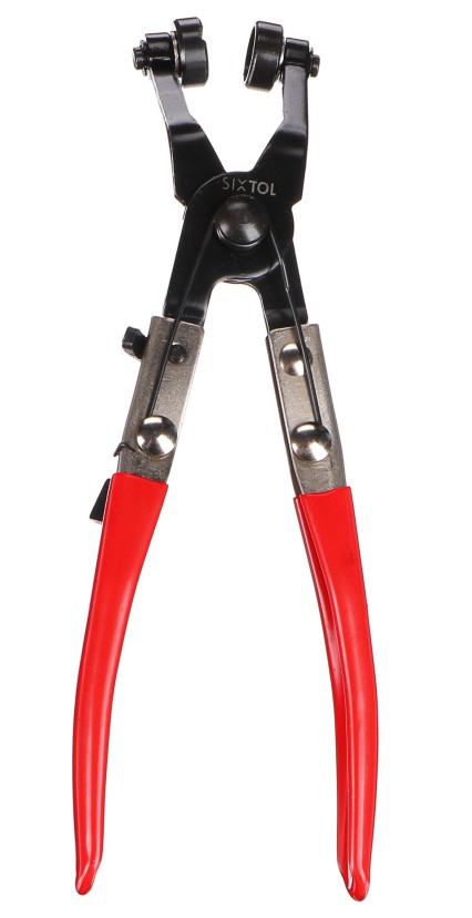 Pinza per fascette stringitubo singole autobloccanti, piegate FASCETTA MECCANICA PER TUBO 6