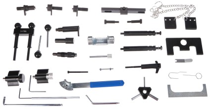 Attrezzo per la temporizzazione motori diesel/benzina MECHANIC ENGINE TIMING 34, VAG TDI, 34 pezzi