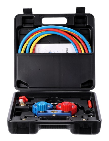 Set per la misurazione della pressione e della tenuta del climatizzatore auto MECHANIC AC TESTER 1