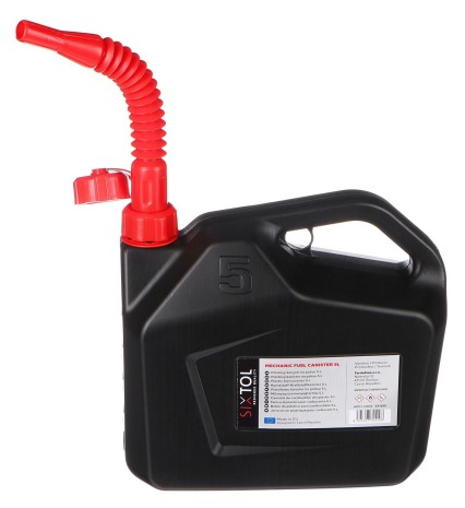 Tanica in plastica MECHANIC FUEL CANISTER 5L, nera
