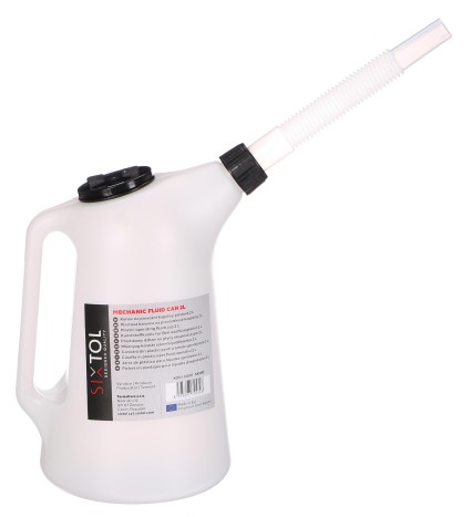 Boccale per fluidi operativi in plastica MECHANIC FLUID CAN 2L