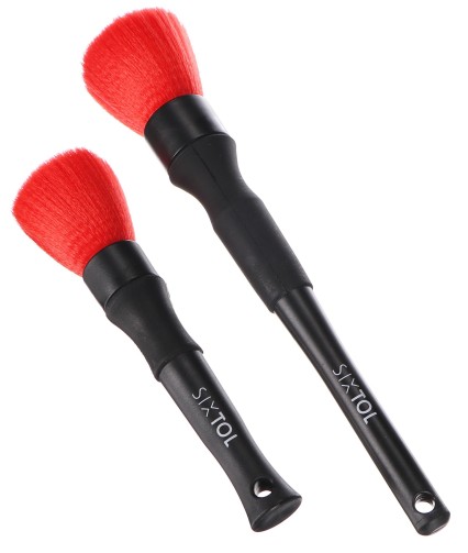 Set di pennelli di precisione per la pulizia dell'auto CAR DETAILING BRUSH 2 BASIC, 2 pz