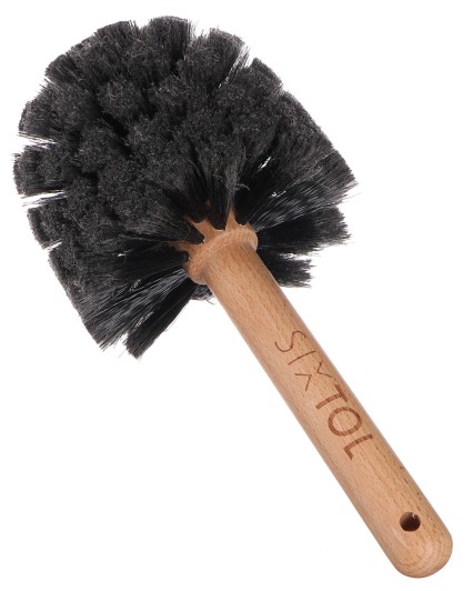 Spazzola rotonda per la pulizia della carrozzeria di bici o moto CAR DETAILING WOOD BRUSH 1