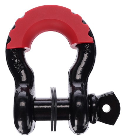 Grillo offroad con protezione in gomma CAR SHACKLE 1, portata 4,75 t