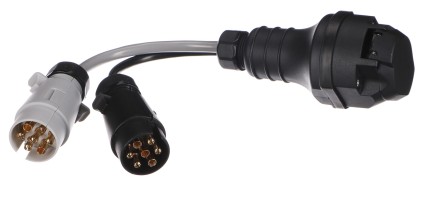 Adattatore cablato per presa dell'aggancio TRAILER CABLE 5, da 13 pin a 7 pin N+S, 35 cm