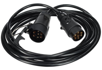 Cavo prolunga 7 poli - presa + spina TRAILER CABLE 7, 12V, 5m