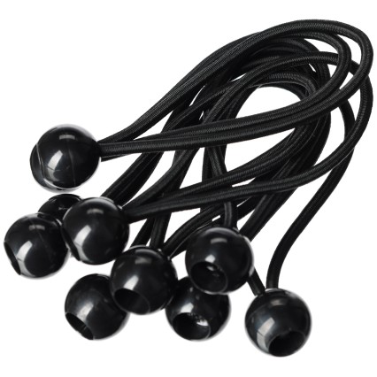 Set di elastici con pallina CARGO CORD SET 3, 15 cm, 10 pz