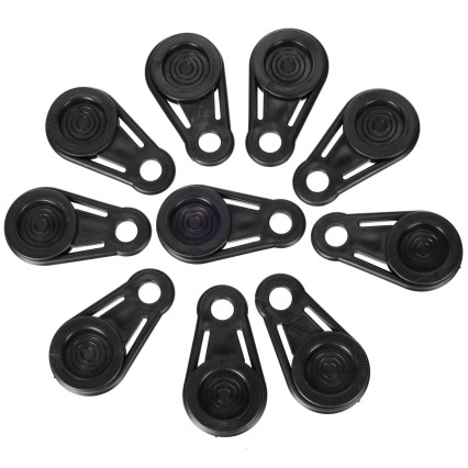 Set di fissaggi con occhiello per fissaggio teli TRAILER TARP HOOK SET 1, 10 pz