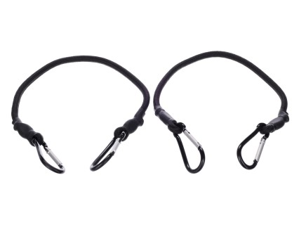Cinghie elastiche/cordini elastici CARGO CORD CARABINER 50, 50 cm, 2 pz