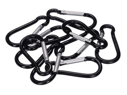 Moschettoni per cinghie/cordini elastici CARGO CORD, 10 pz - ricambio