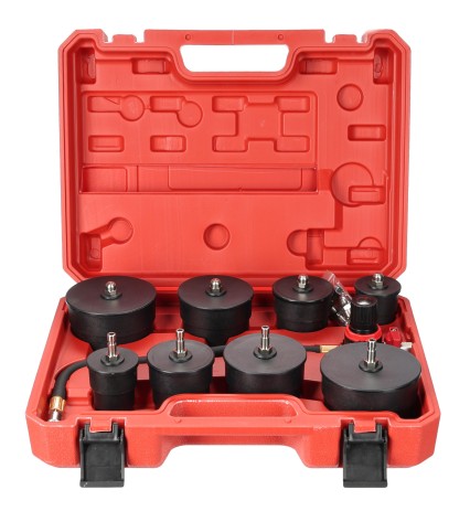 Set per il test di tenuta del turbocompressore MECHANIC LEAK TESTER 1, 9 pezzi