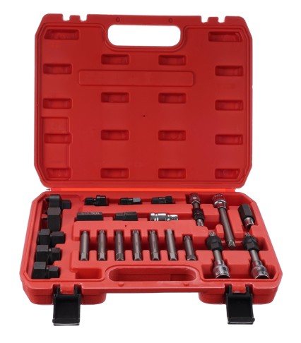 Set per montaggio e smontaggio delle pulegge dell'alternatore MECHANIC PULLEY SET 3, 24 pz