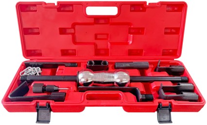 Kit per riparazione carrozzeria con martello scorrevole a percussione CAR BODY REPAIR SET 1