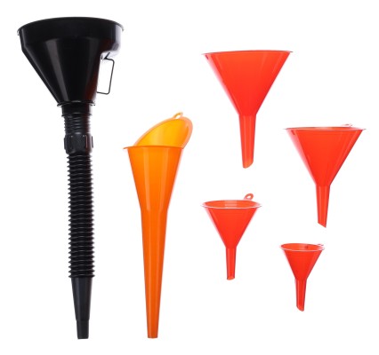 Set di imbuti per rabbocco liquidi MECHANIC FUNNEL SET 2, 6 ks