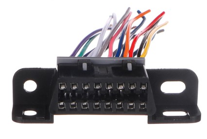 Presa OBD-II con 16 pin terminata da cavi di collegamento da 10cm MECHANIC CABLE 25