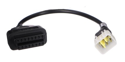 Adattatore OBD-II a 6 pin per moto Delphi MECHANIC CABLE 12