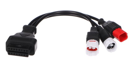 Adattatore OBD-II 3-pin/4-pin/6-pin per moto Yamaha e Honda MECHANIC CABLE 23