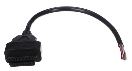 Cavo di prolunga femmina OBD-II con 16 pin terminato con cavi da 30 cm CAVO MECCANICO 27