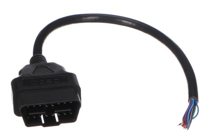 Cavo prolunga OBD-II maschio a 16 pin terminato con cavi da 30 cm MECHANIC CABLE 28