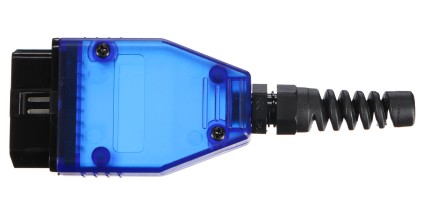 Spina OBD-II a 16 pin per montaggio di cavo personalizzato MECHANIC CABLE 31, blu