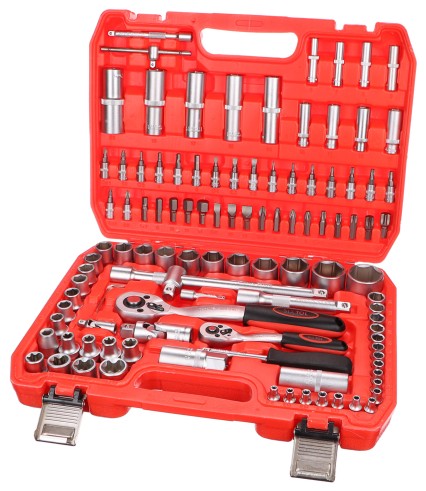 Set di chiavi a bussola CRV 108 professionale - garanzia 6 anni SIXTOL SIX