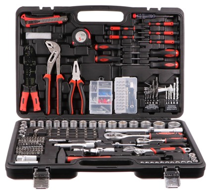 Set di utensili HOME 350, mega set pieno di utensili pratici