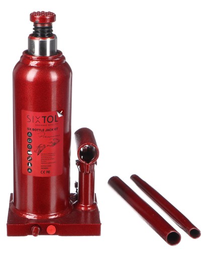 Cric idraulico a bottiglia SX BOTTLE JACK PREMIUM 6T