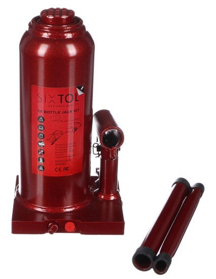 Cric idraulico a bottiglia SX BOTTLE JACK PREMIUM 10T